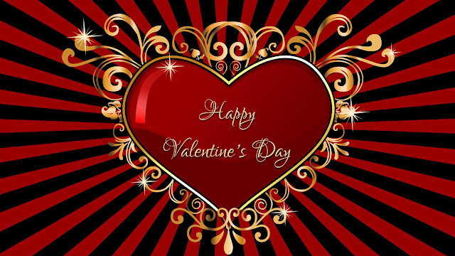 Happy Valentines Day in Heart Clipart HD Wallpaper