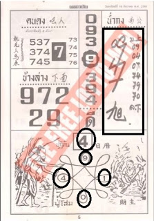 Thai Lottery 4pc First Paper For 16-12-2018 