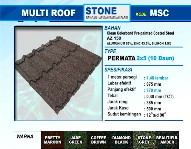 Harga Atap Multiroof