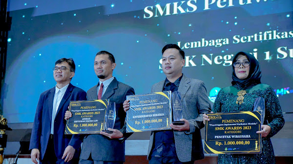 SMKN 3 Bandung Raih Juara Umum &quot;SMK Awards 2023&quot;