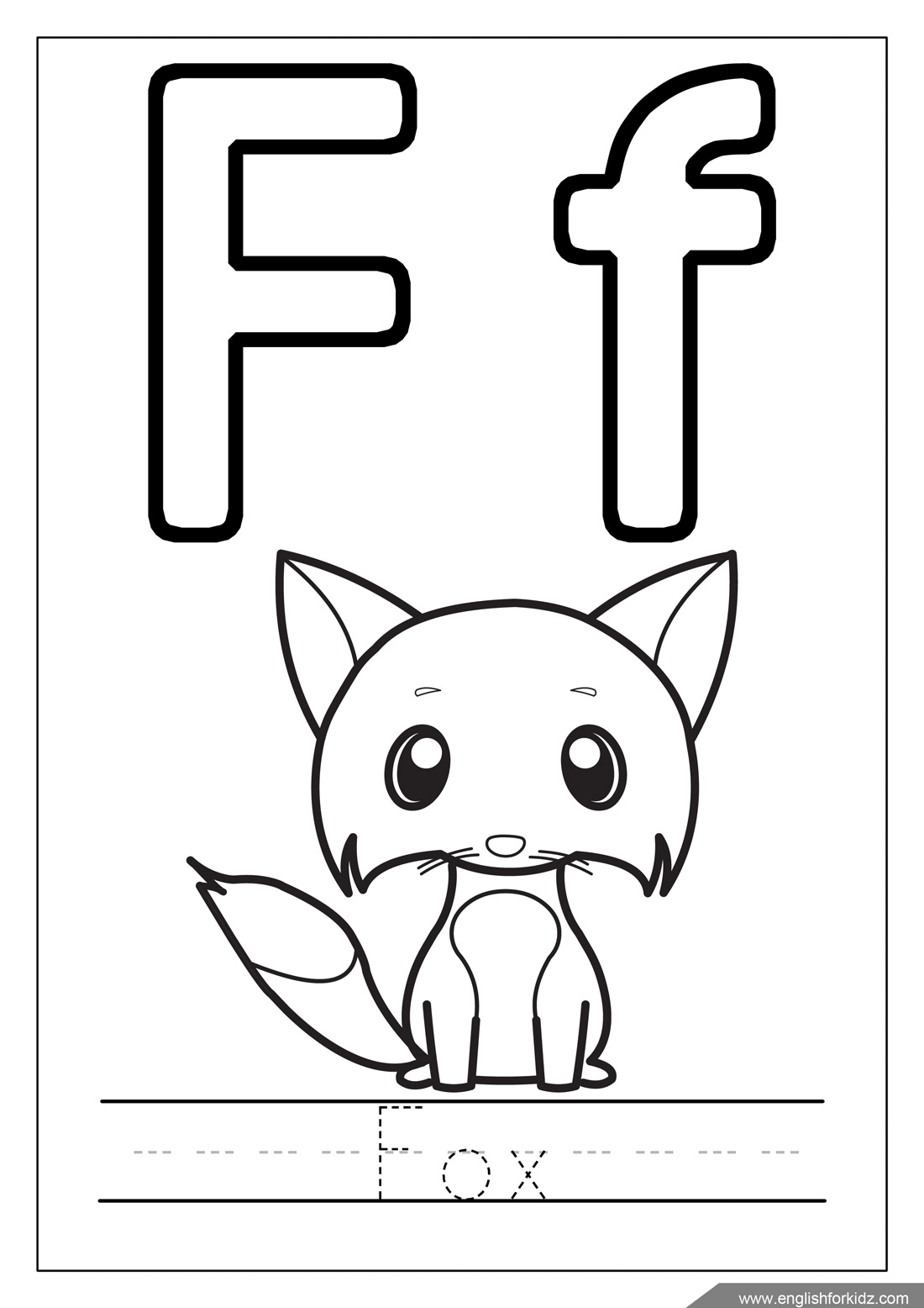 English for Kids Step by Step: Printable Alphabet Coloring Pages