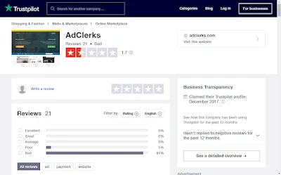Advertisers adclerks review