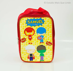 lembrancinha heróis cute, festa heróis cute, mochilinha, mochilinha heróis cute personalizada, personalizados, 