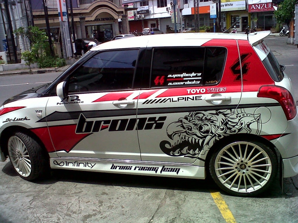 Transformasi Super Modifikasi Suzuki Swift Bloggermaros