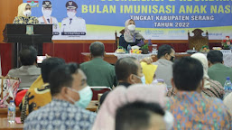 Bupati Serang Gencarkan Imunisasi Pada Anak 