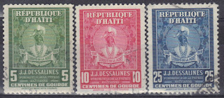 Haiti - 1947-54 - Jean Jacques Dessalines