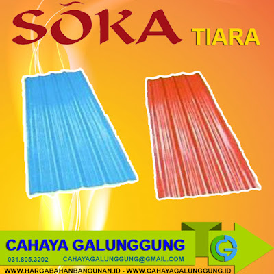 Harga Genteng Metal Soka Tiara