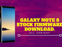 Download dan Instal Stock Firmware Galaxy Note 8 Stock Firmware