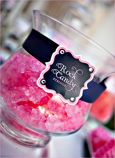 candy buffet labels. Wedding Post: Candy Buffet