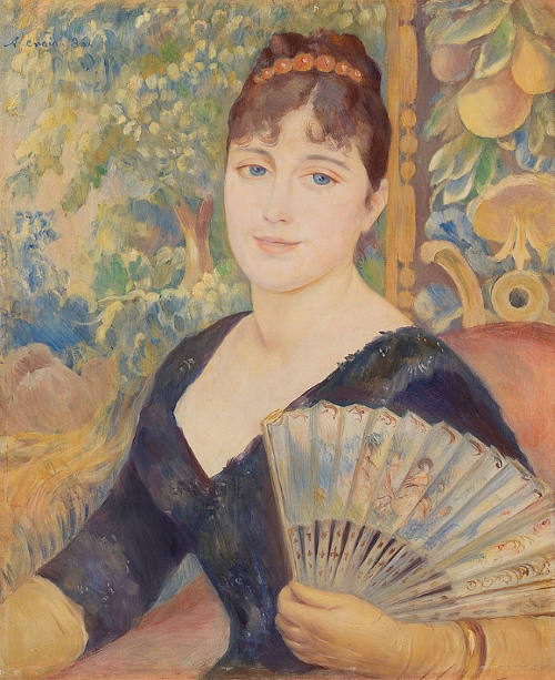 Pierre-Auguste Renoir - Woman with a Fan