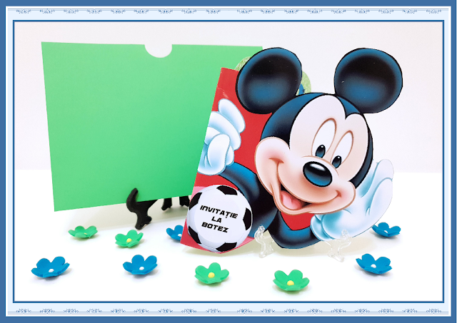 invitatii botez Mickey Mouse