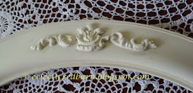 Eclectic Red Barn: Molds glued on the frame