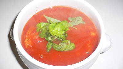 Tomatsuppe med tomatpure