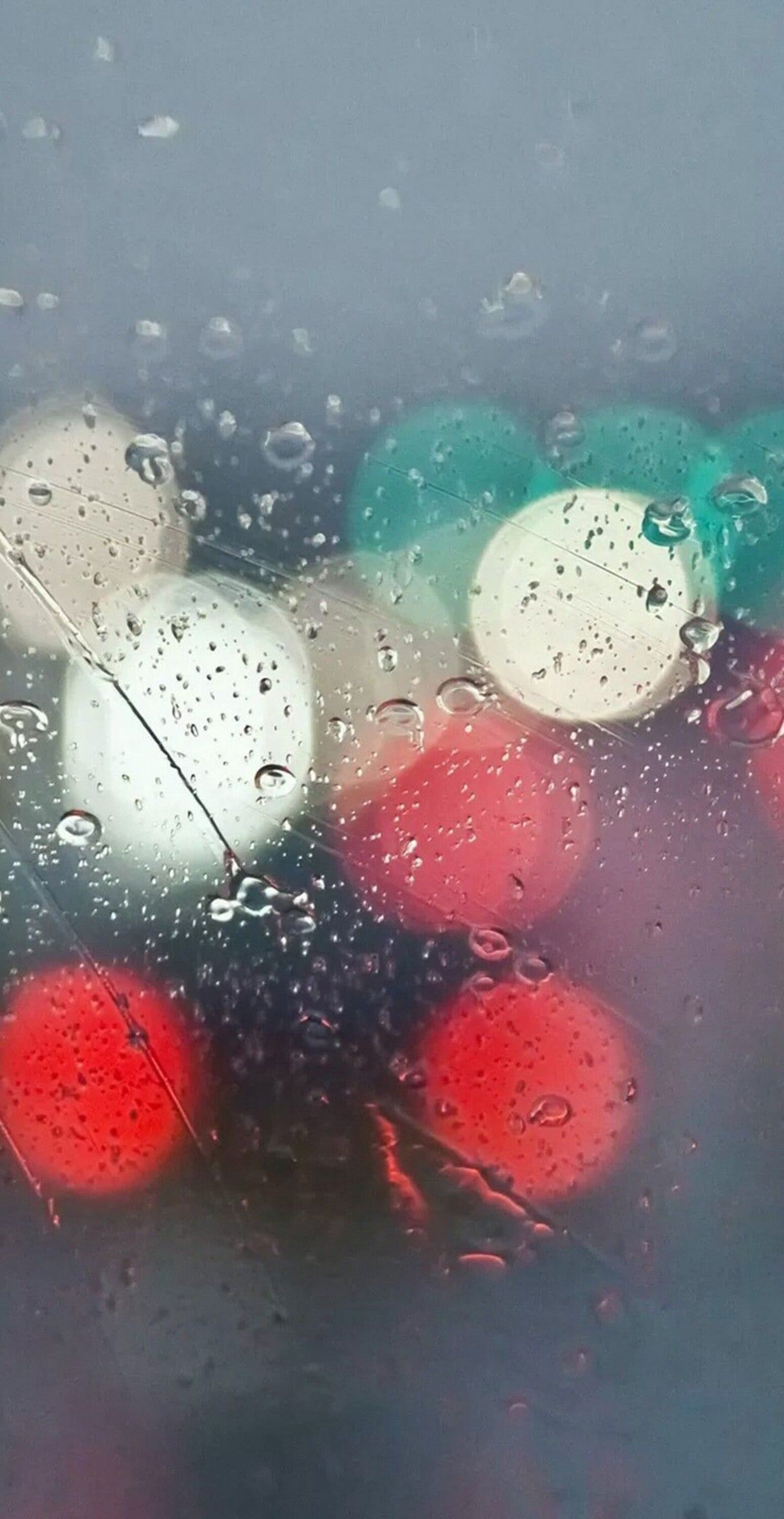 اجمل خلفية المطر HD لجوال الايفون