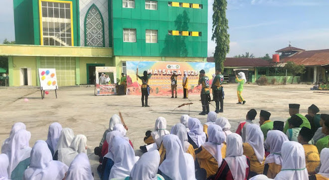 Unjuk Ekskul MAN 1 Langkat Sukses, Pukau Peserta Didik Baru
