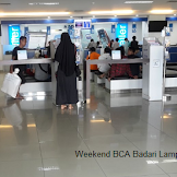 Weekend BCA !!!! Lokasi Weekend Banking BCA Badarl Lampung