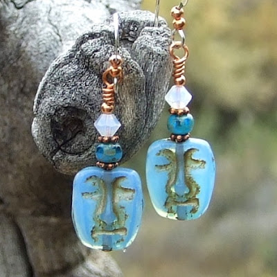 easter island face mask jewelry gift for women