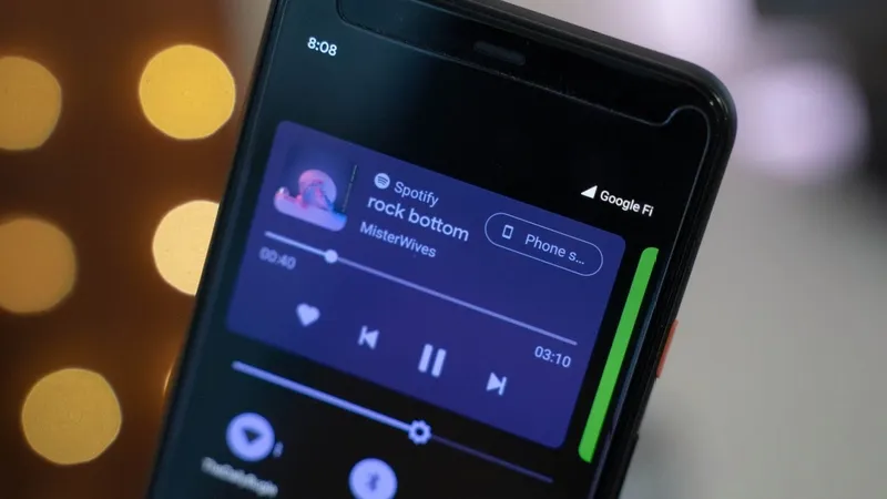 Kontrol dan Media Player Android 11