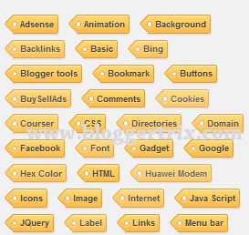 How to add labels in blogger