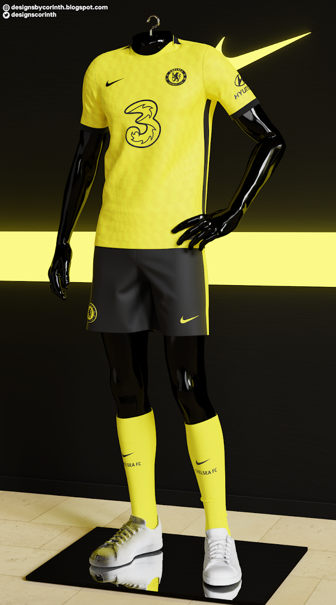 Chelsea FC - 2021/22 Away Kit Prediction