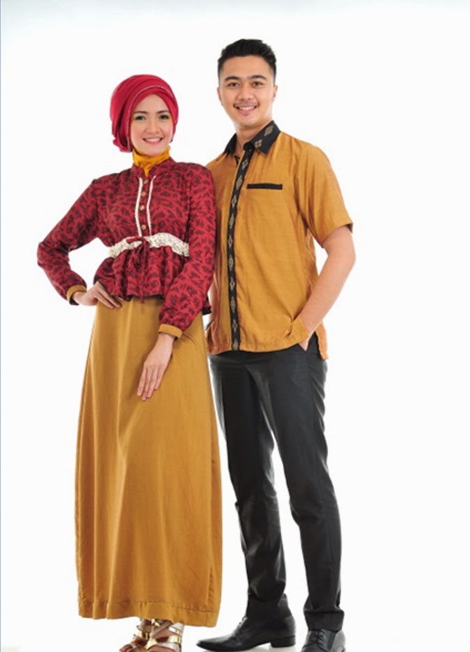 25 Model Baju  Muslim Pesta Sarimbit Keluarga  Modern  2021 