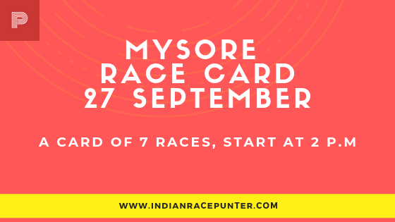 Mysore Race Card, free indian horse racing tips, trackeagle,racingpulse