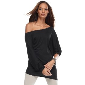 INC International Concepts Top, Off the Shoulder Asymmetrical