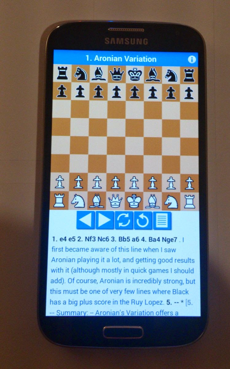 Chess Engines Diary: Everyman Chess Viewer for Android