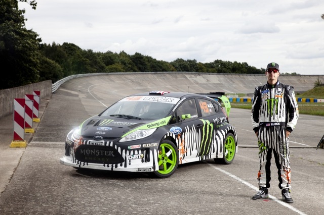 Ken Block Fiesta Riding In Style