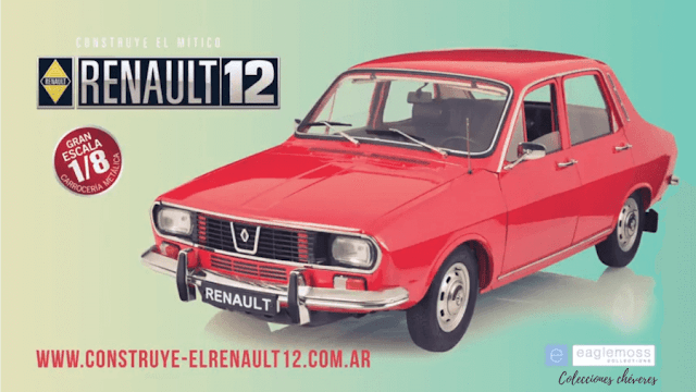 Renault 12 1:8 Eaglemoss Collections Argentina