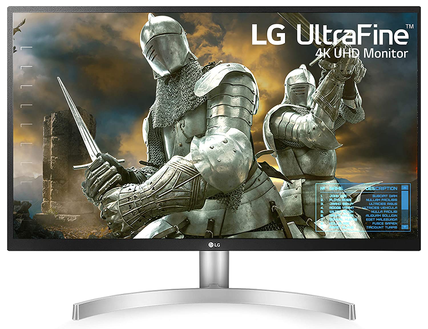 LG 27 inch 4K-UHD (3840 x 2160) HDR 10 Monitor