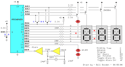 Digital Clock Timer schematic