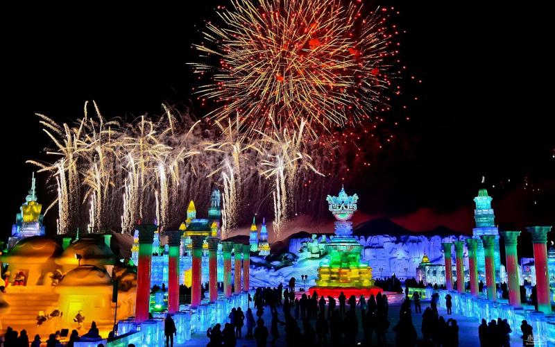 Harbin Ice and Snow, Festival Es Terbesar di Dunia
