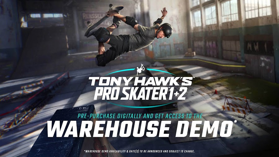 tony hawk's pro skater warehouse demo  remaster announced acclaimed skateboarding video game pc ps4 pro xb1 xb1x activision vicarious visions