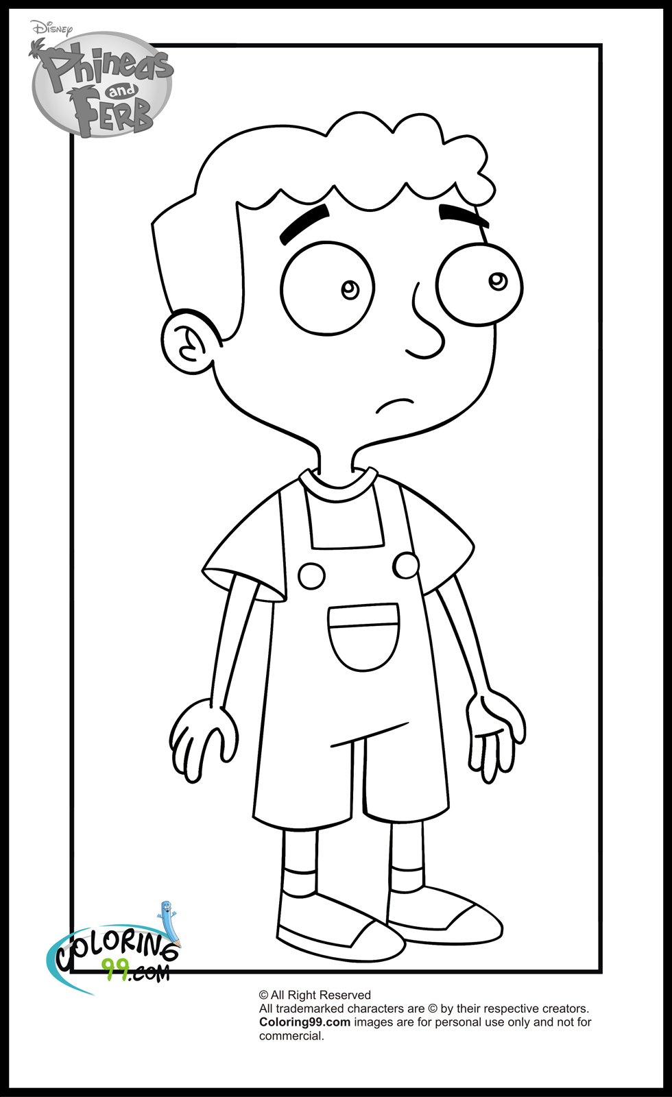 phineas and ferb baljeet tjinder coloring pages