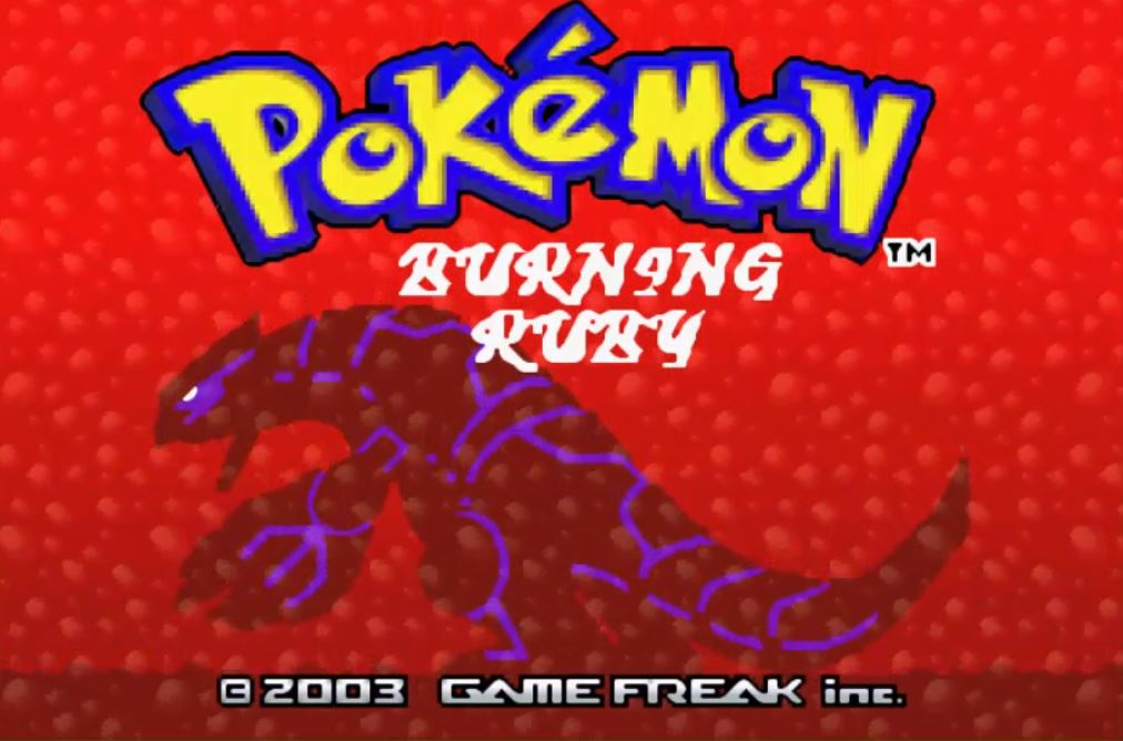 Pokemon Burning Ruby para GBA Imagen Portada