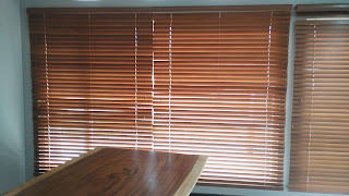 wooden blinds