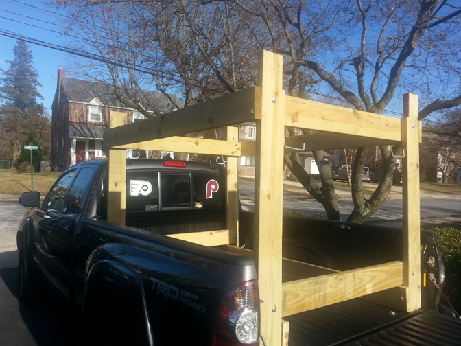 Construct Timber Truck Rack