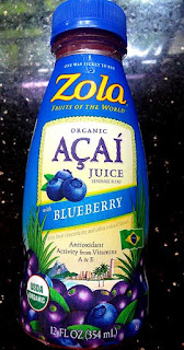 Zola açaí berry juice with blueberry.