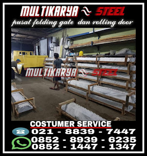 Gambar Multikaryasteel Adalah Produsen yang memproduksi, mendiribusikan dan menjual bahan baku slat daun dan aksesories berbagai macam jenis rolling door , folding gate, pintu harmonika, rolling door one shutter, rolling grille, rolling door one sheet, rolling door industri sistem otomatis dan manual siap bekerjasama dengan kontraktor, vendor, bengkel las, toko material bangunan, toko kusen aluminium, pemborong bangunan dan individu atau perorangan