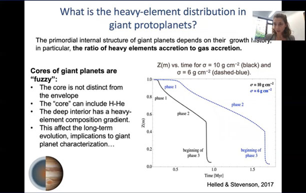 Tracking the location of the heavy elements  (Source: Ravit Helled, U of Z.)