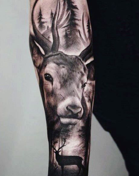 Top 50 Amazing Deer Tattoo Ideas + Designs (2020 Guide) Top 50 ไอเดียรอยสักรูปกวาง