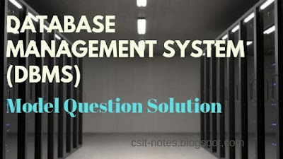 database management system dbms model question solution bsc csit 