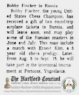 Bobby Fischer to Russia