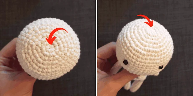 Step by Step Crochet Amigurumi Doll Hair Tutorial