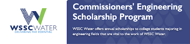 WSSC Water Commissioners Now Accepting Applications for College Engineering Scholarship Program