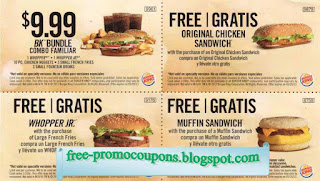 Free Printable Burger King Coupons