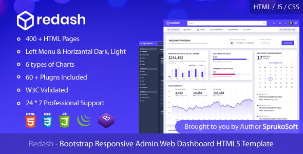 Bootstrap Responsive Admin Web Dashboard HTML5 Template