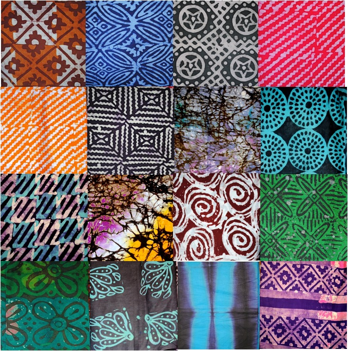 Being the Change Seeing the World Sample Batik  Prints 