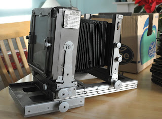 kodak, specialist, half plate, 5x7, 7x5, large format, bellows, analog, analogue, darkroom, silver gelatin, photography, wray lustrar